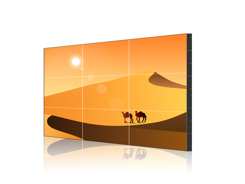 液晶拼接屏左右黑色調不好？